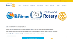 Desktop Screenshot of parkwoodrotary.org