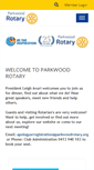 Mobile Screenshot of parkwoodrotary.org